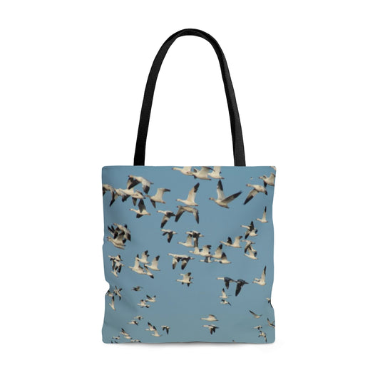 NN AOP Tote Bag Flocks Of Snow Geese