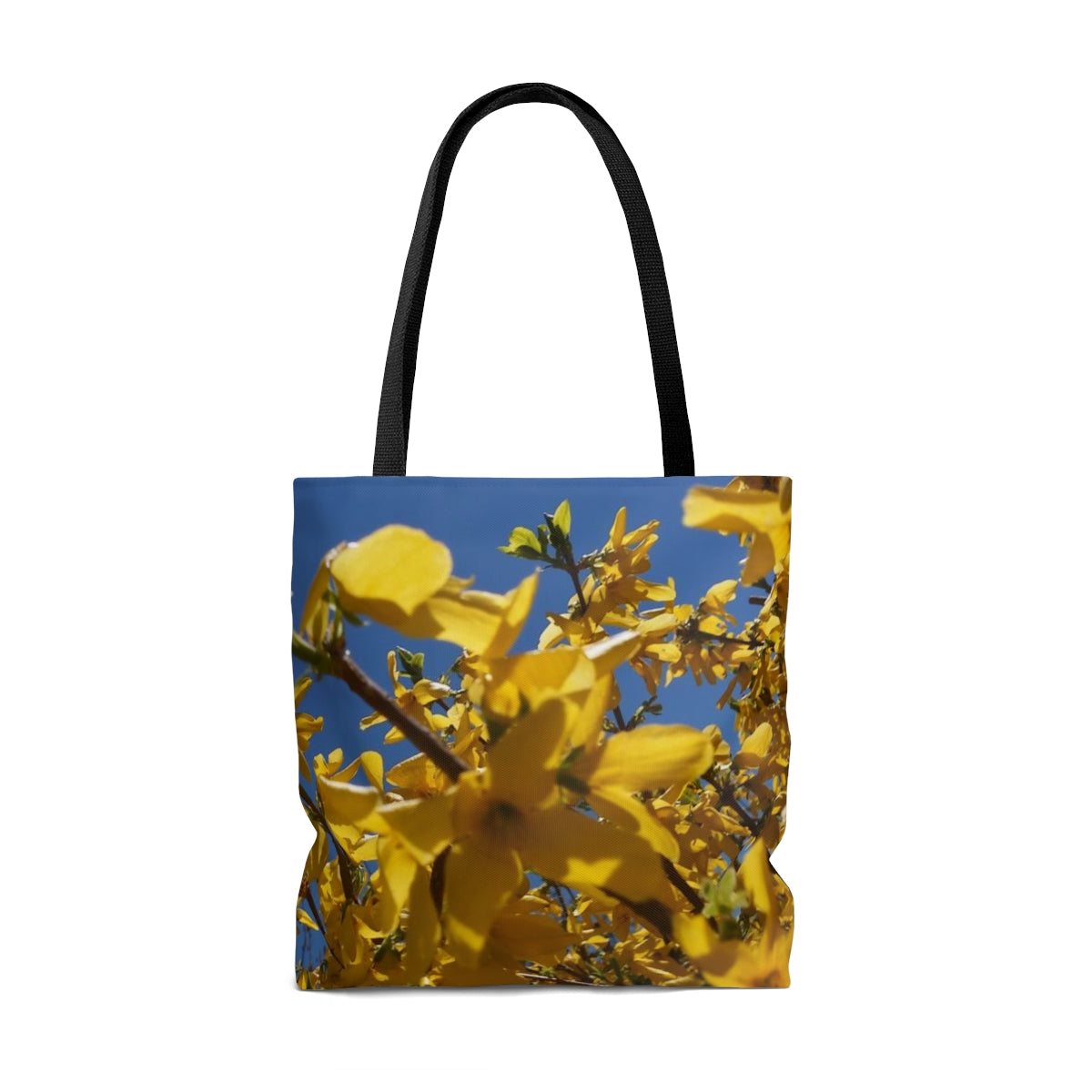 NN AOP Tote Bag Blue Sky Forsythia