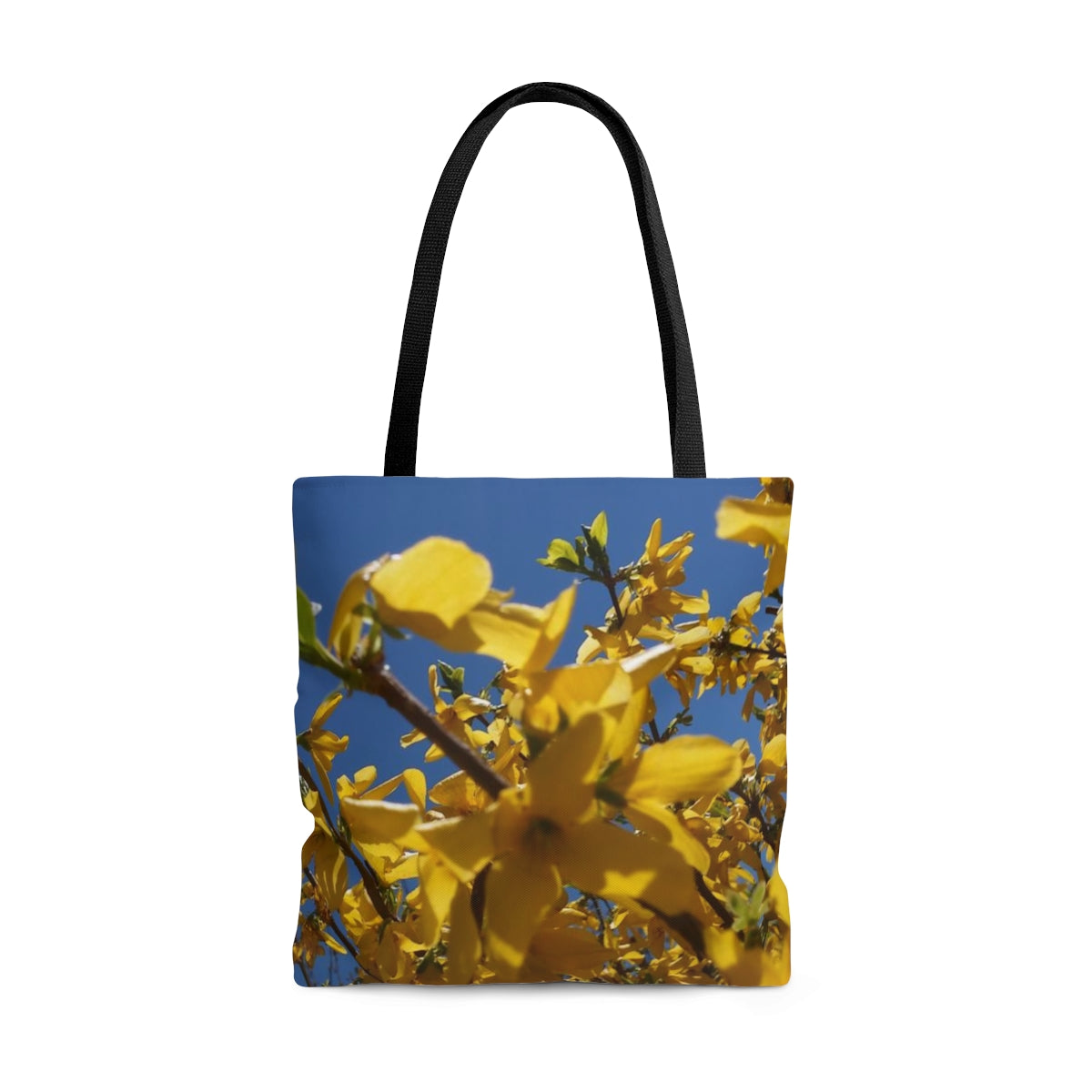 NN AOP Tote Bag Blue Sky Forsythia