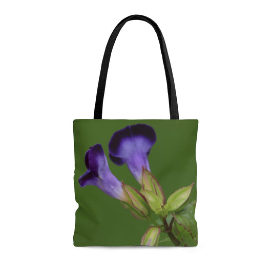 NN AOP Tote Bag 2 Purple Blooms