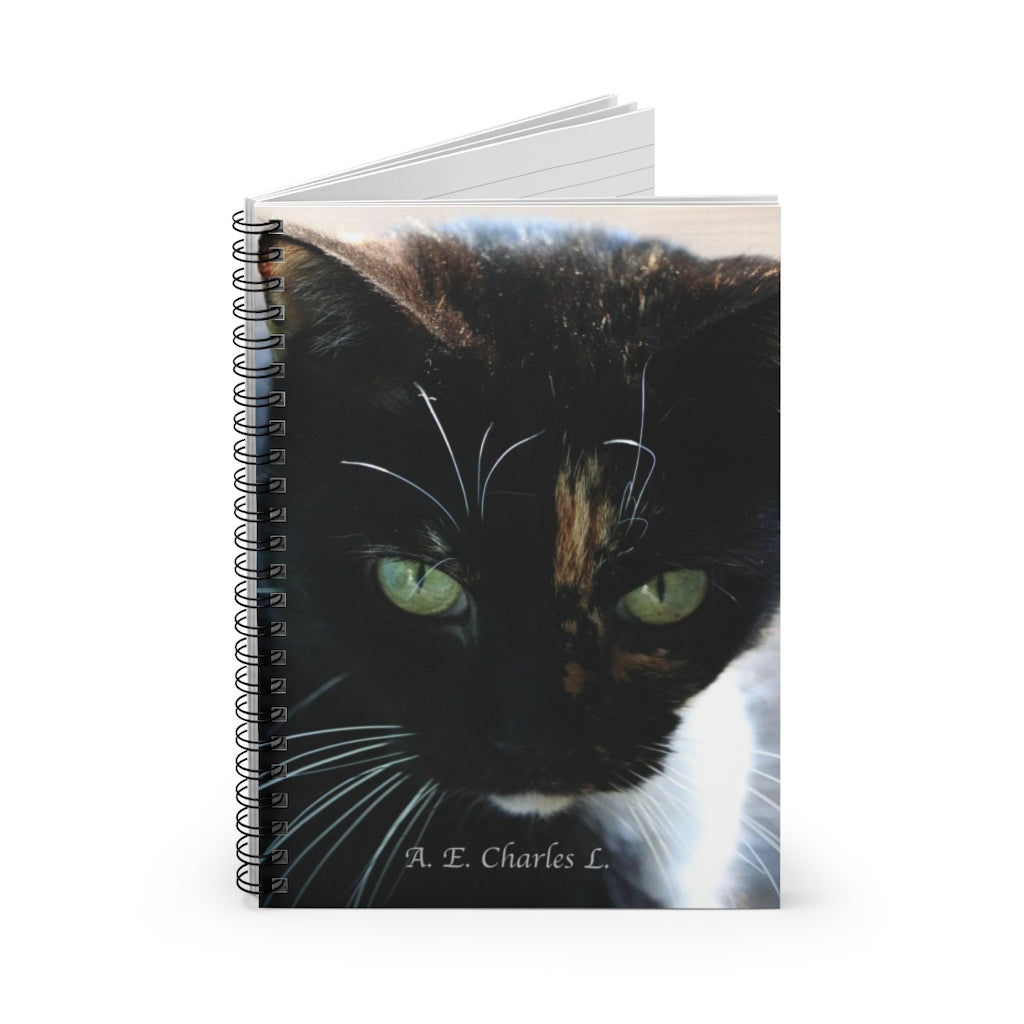 Spiral Notebook - Ruled Line Cat (P)