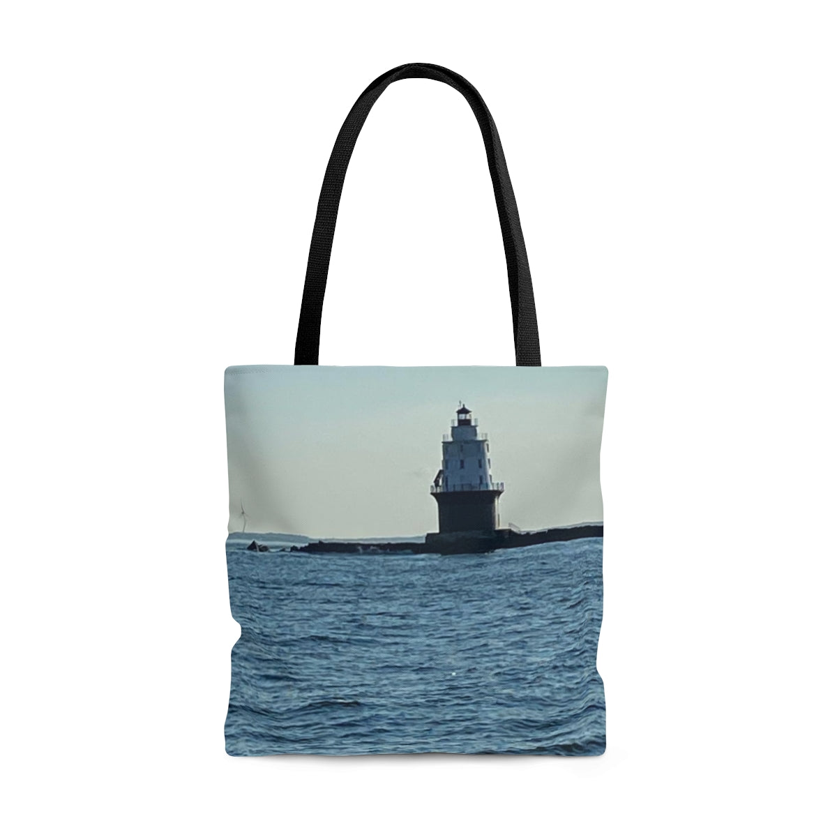 NN AOP Tote Bag Lighthouse Sky & Blue Water