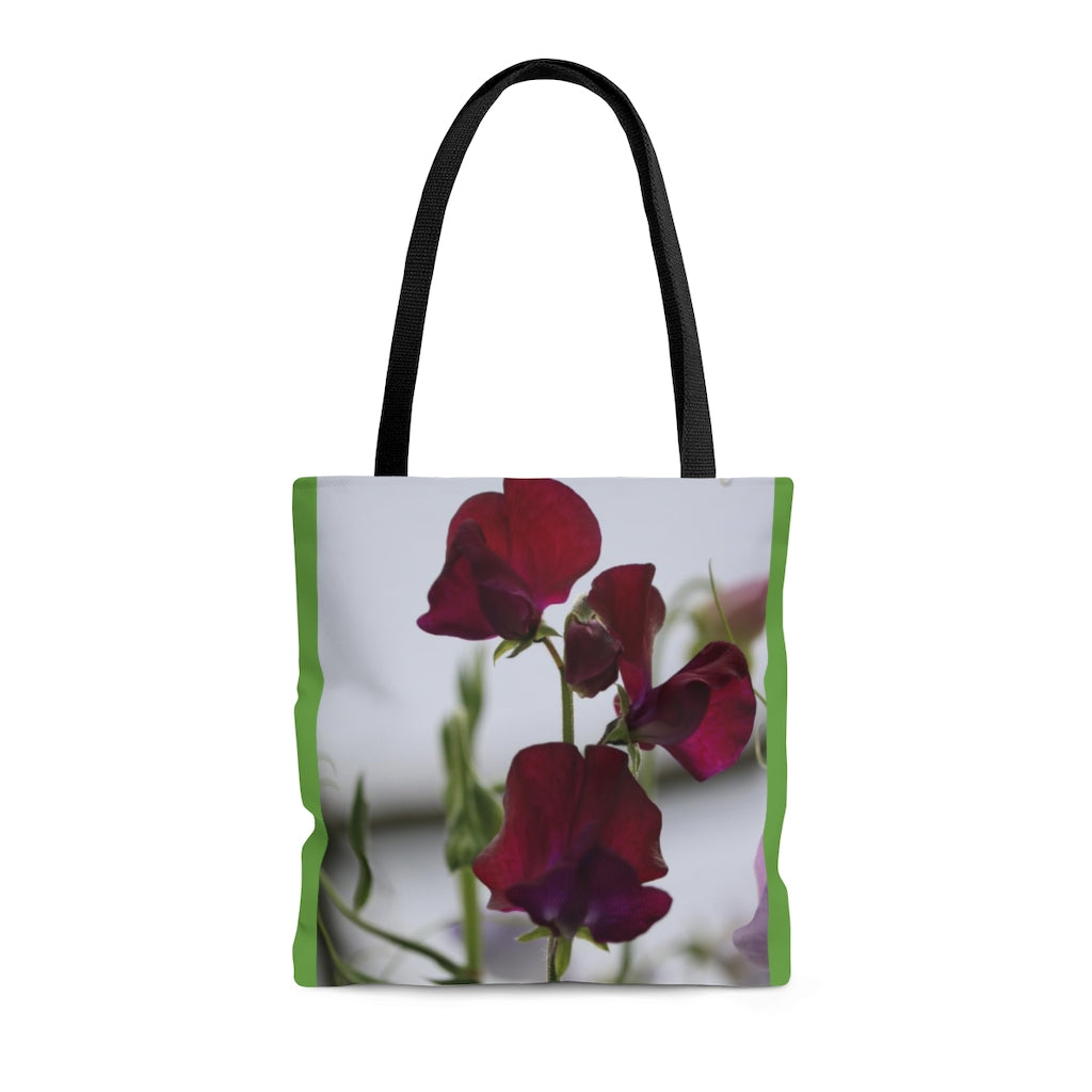 NN AOP Tote Bag Few Maroon Flowers