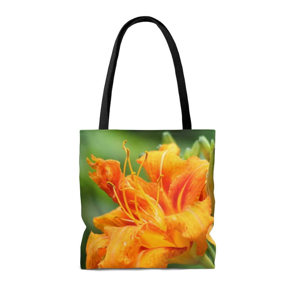 NN AOP Tote Bag Orange Flower (TL)