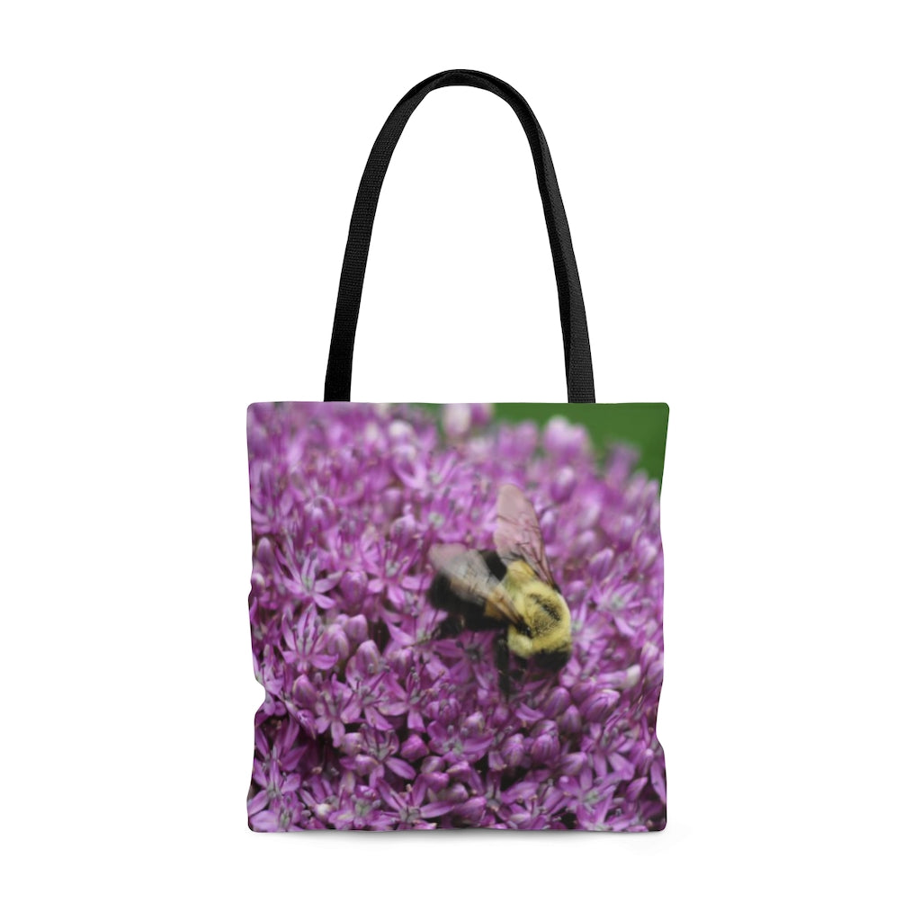 NN AOP Tote Bag Bee & Purple Flower