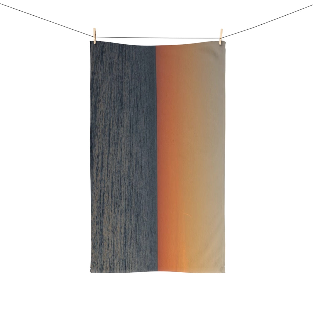 NN Fishing Hand Towel ACNJ Ocean & Orange Sky