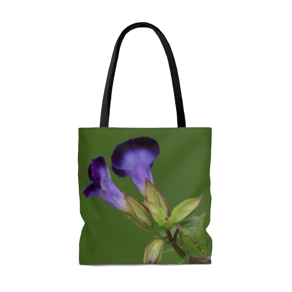 NN AOP Tote Bag 2 Purple Blooms