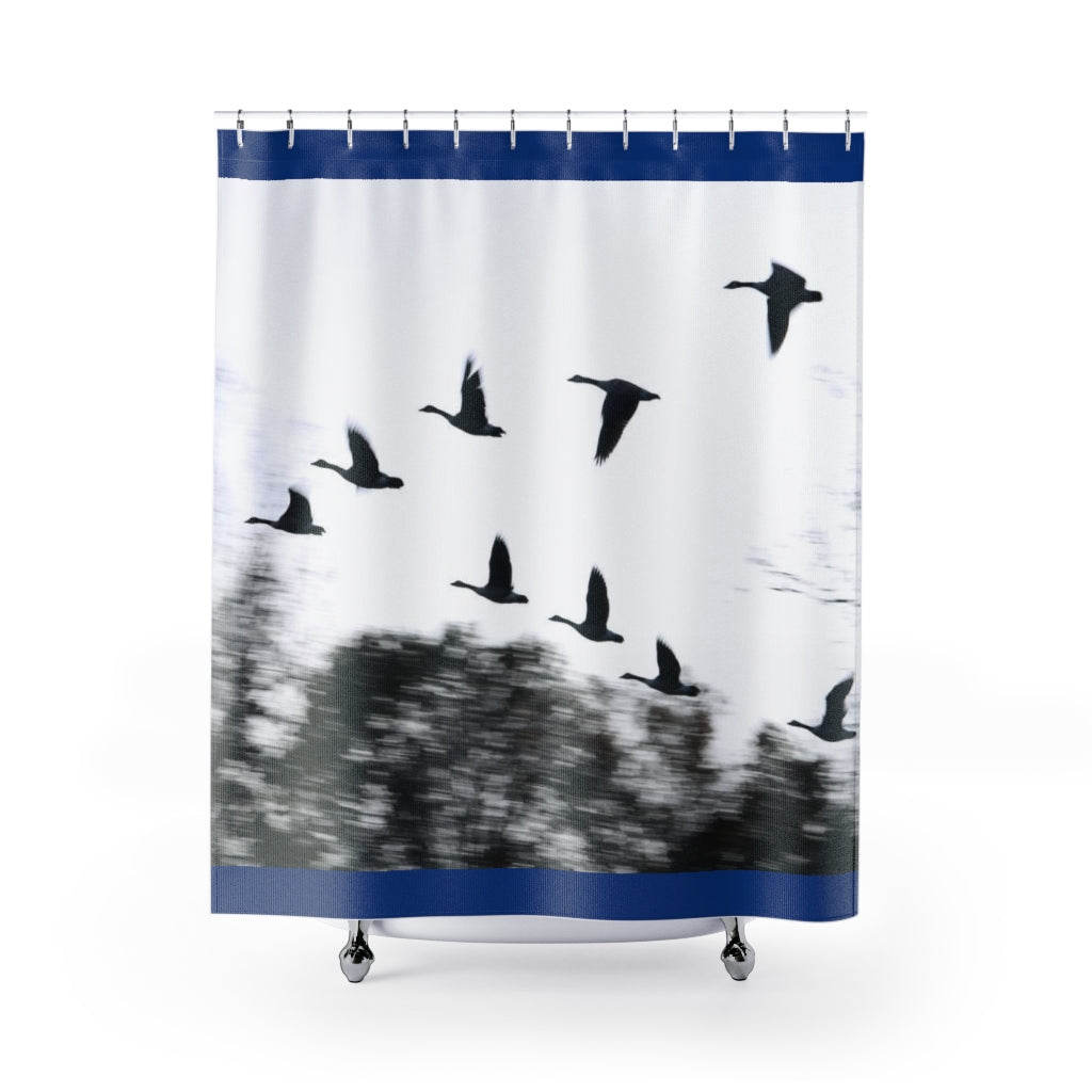 NN Shower Curtains Flying Flock