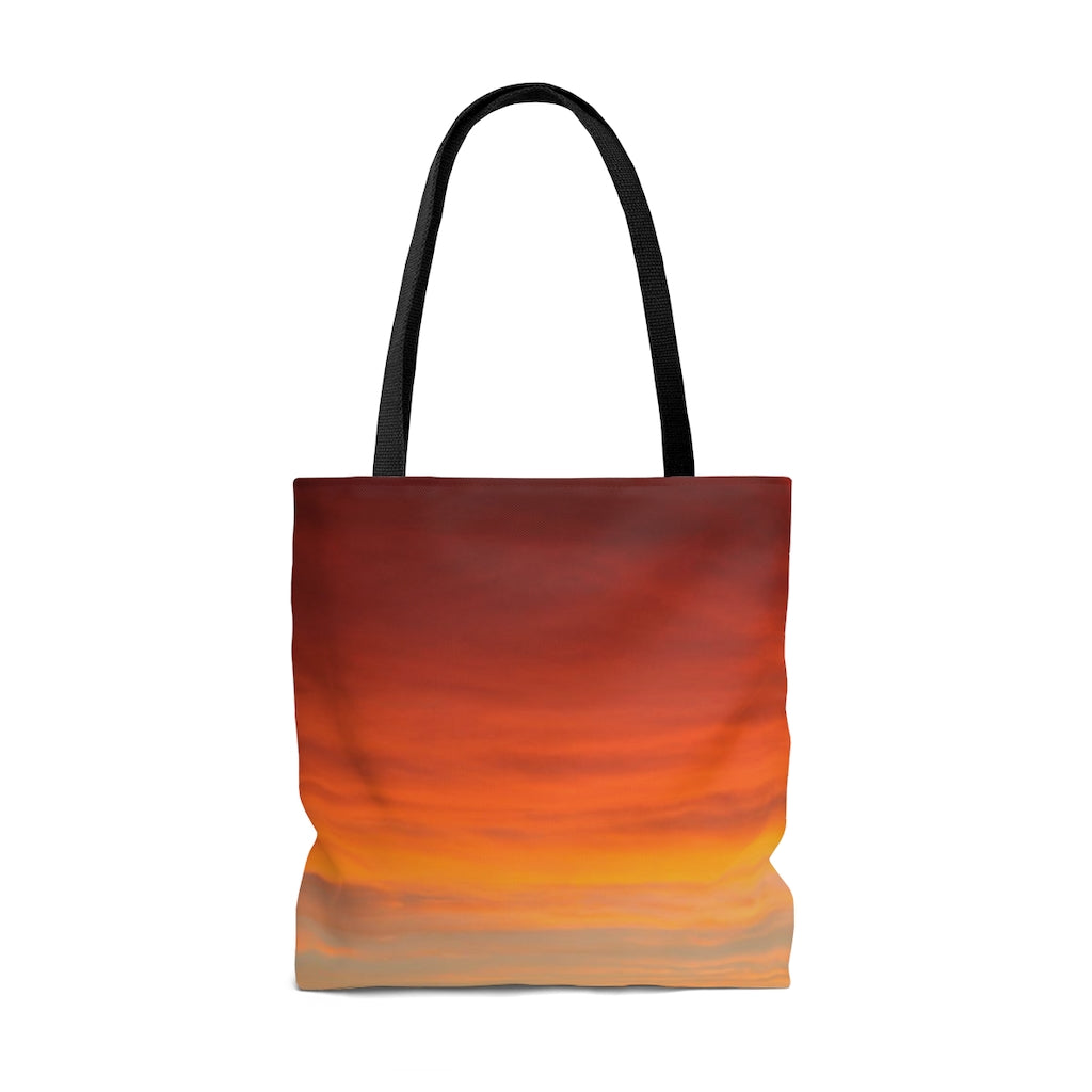 NN AOP Tote Bag Orange Sky