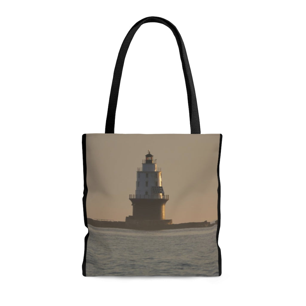 NN AOP Tote Bag Hazy Lighthouse