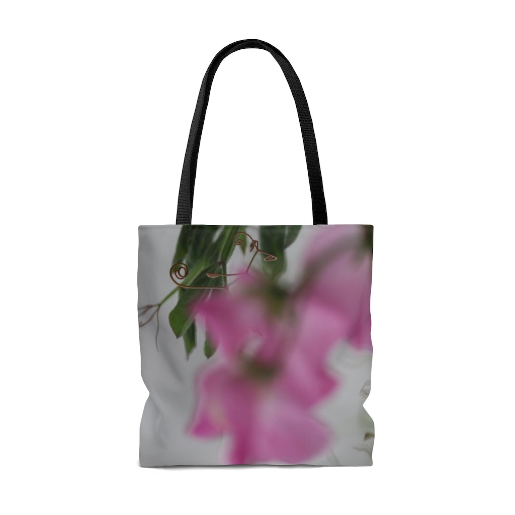 NN AOP Tote Bag Pink Abstract Flowers