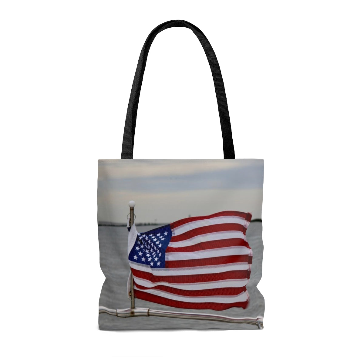 NN AOP Tote Bag American Flag DE Fishing