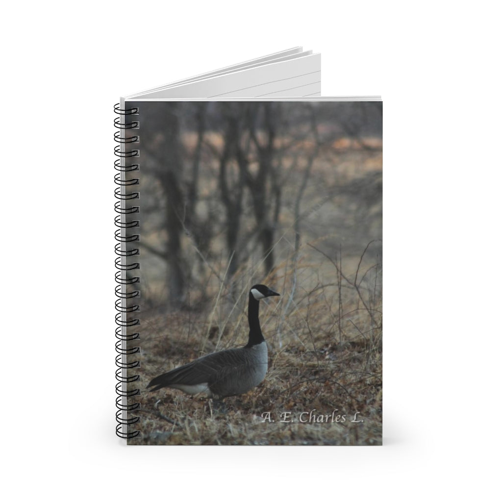 Spiral Notebook - Ruled Line Canadian Goose