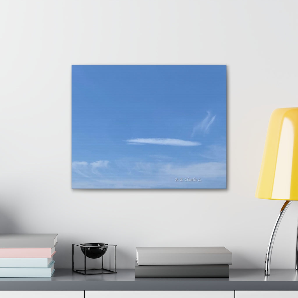 Canvas Gallery Wraps CMNJ Blue Sky & Cool Clouds