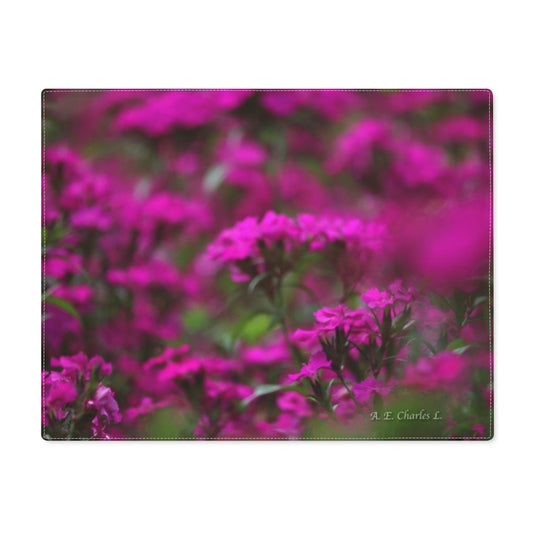 Placemat Purple Pinkish Flowers