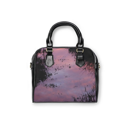 NN Shoulder Handbag Pink Sky Reflection Water