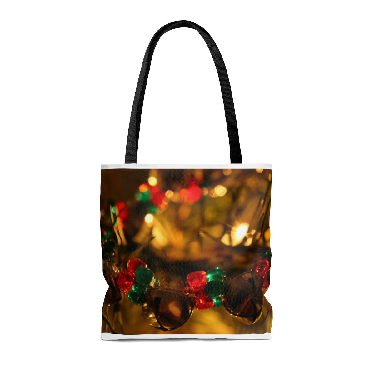 NN AOP Tote Bag Christmas Tree Bells Ornament