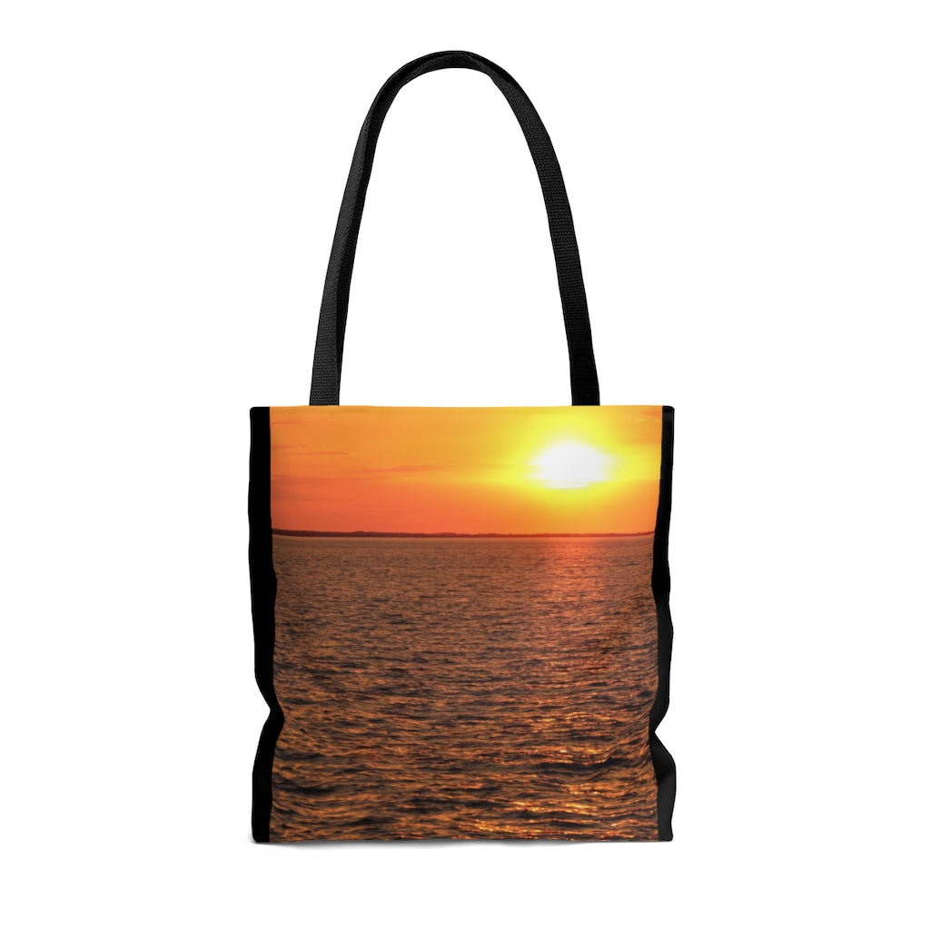 NN AOP Tote Bag Low Yellow Sun