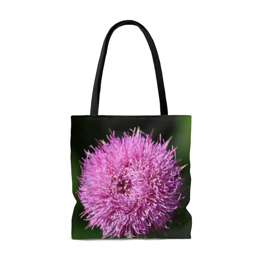 NN AOP Tote Bag Purple Ball Flower