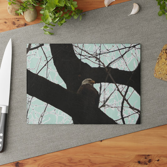 NN Glass Cutting Board Bald Eagle (CD)