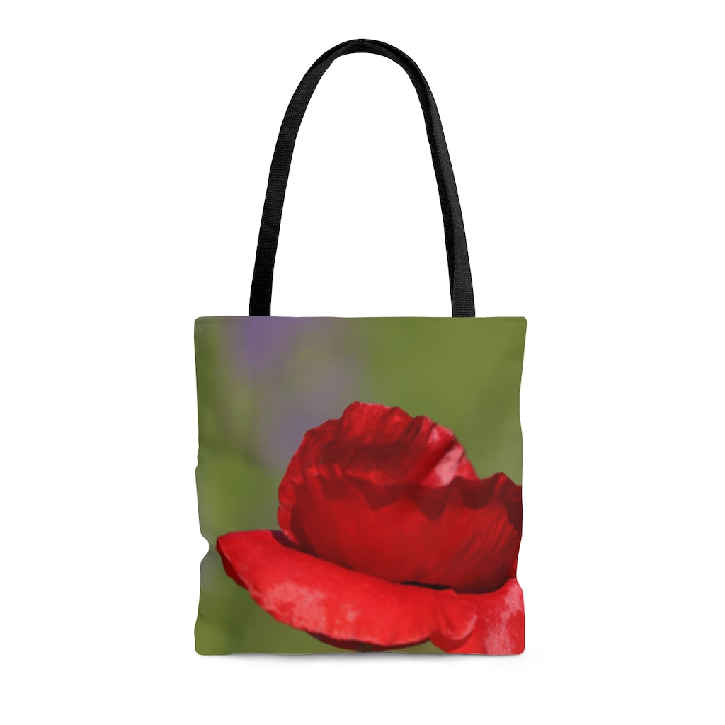 NN AOP Tote Bag Red Shimmer Flower