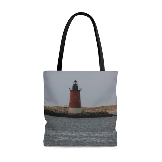 NN AOP Tote Bag Lighthouse On The Rocks