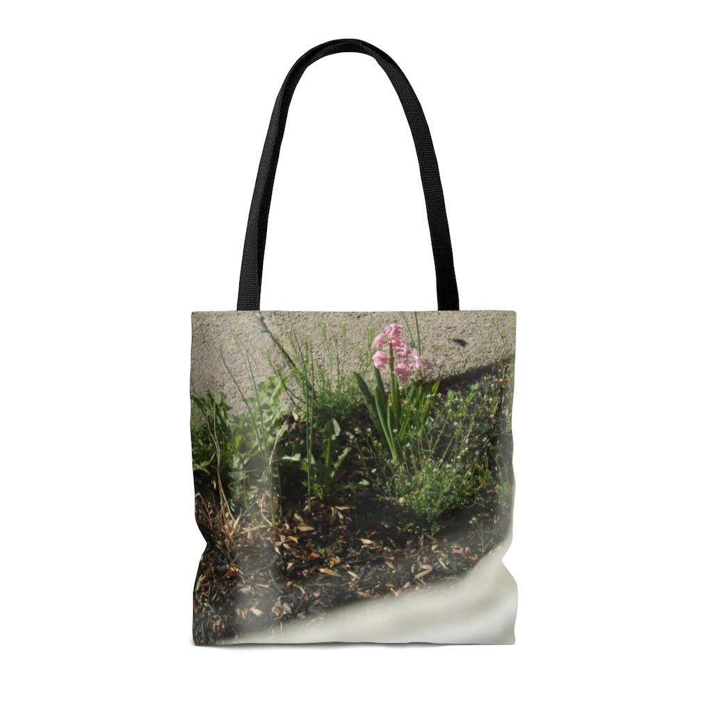 NN AOP Tote Bag (Ms) Pale Pink Hyacinths