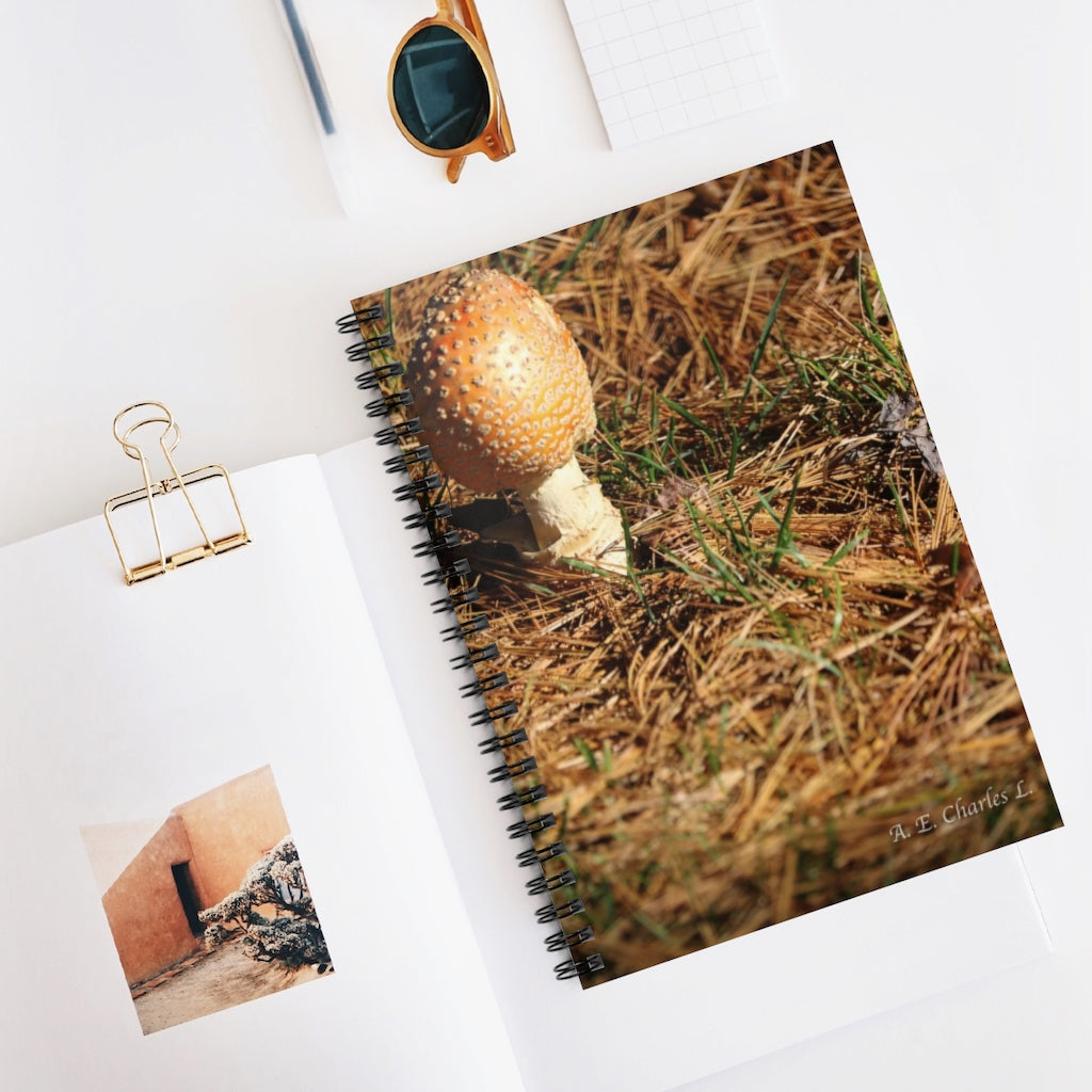 Spiral Notebook - Ruled Line High Mushroom