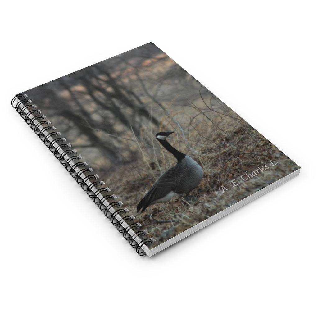 Spiral Notebook - Ruled Line Canadian Goose