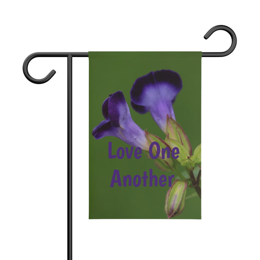 NN Garden Banner 2 Purple Blooms