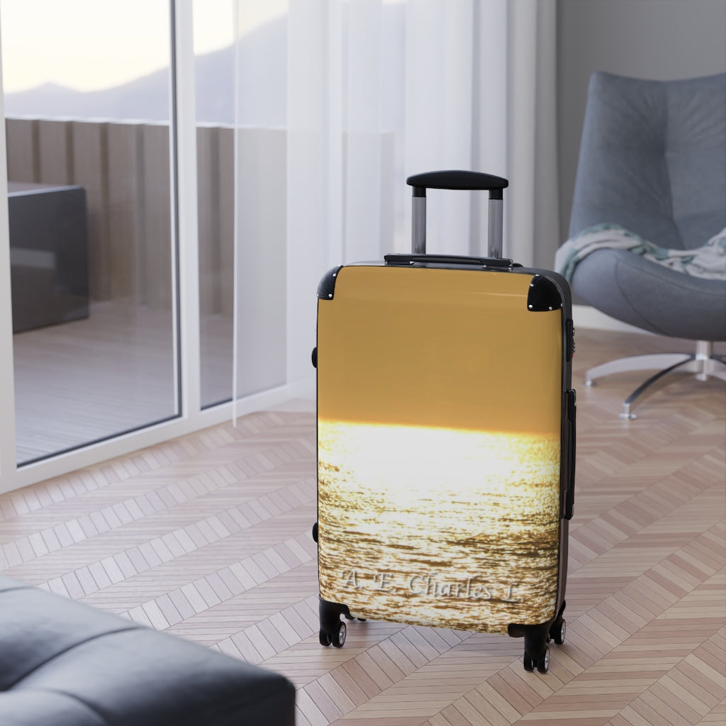 Suitcases Golden Sky & Ocean