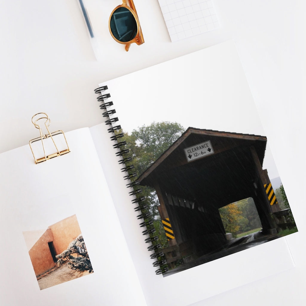 NN Spiral Notebook - Ruled Line (LC) Covered Bridge