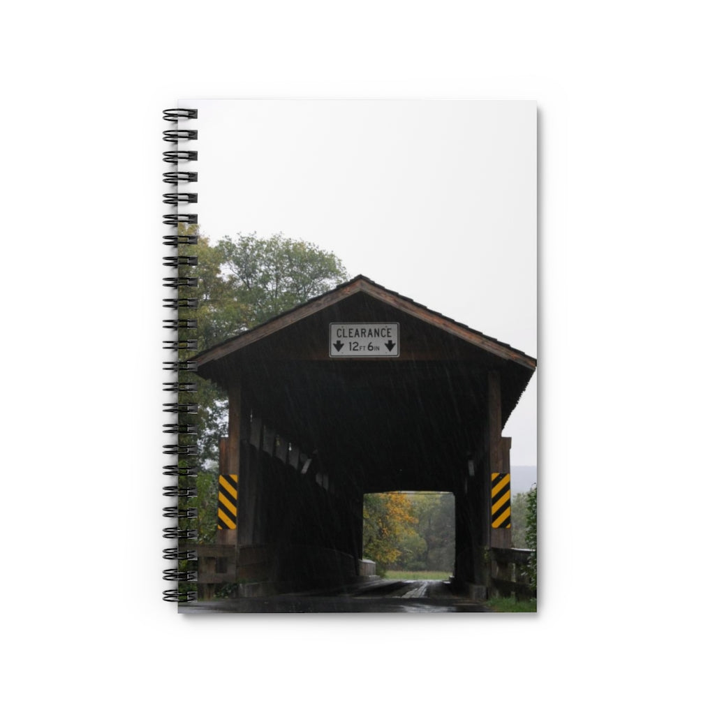 NN Spiral Notebook - Ruled Line (LC) Covered Bridge