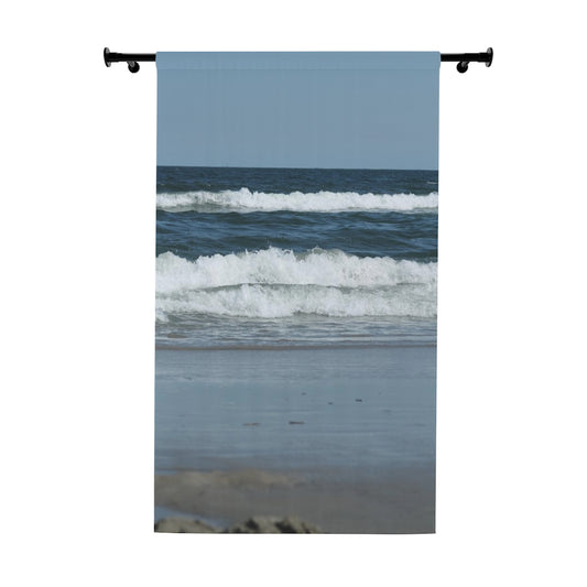 NN Window Curtains (1 Piece) OCNJ Waves Crashing In