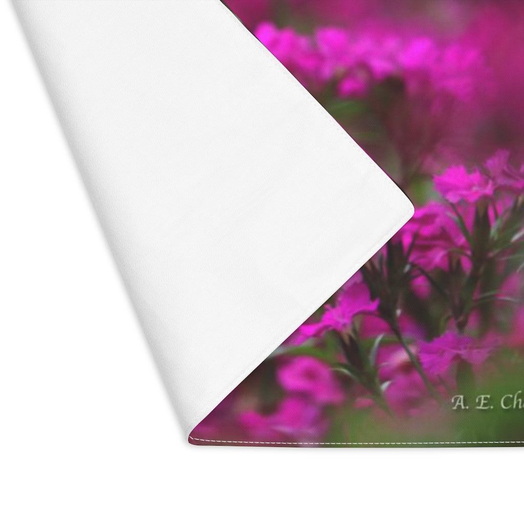 Placemat Purple Pinkish Flowers