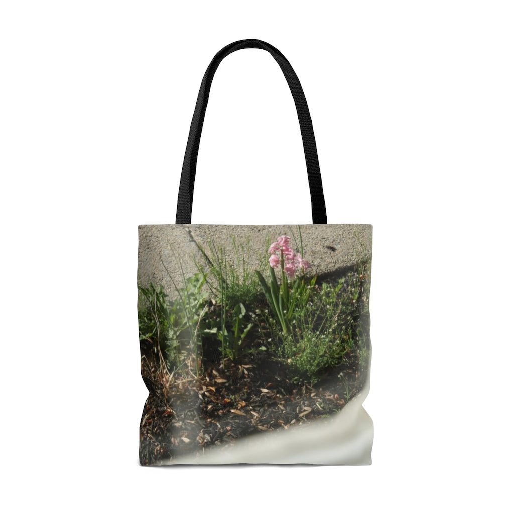 NN AOP Tote Bag (Ms) Pale Pink Hyacinths