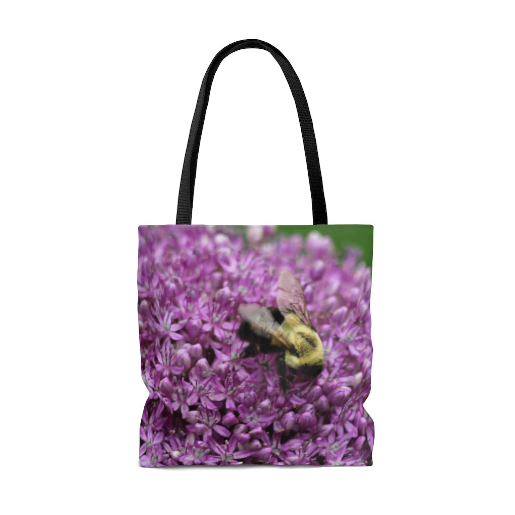 NN AOP Tote Bag Bee & Purple Flower