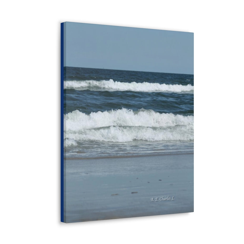 Canvas Gallery Wraps OCNJ Waves Crashing In