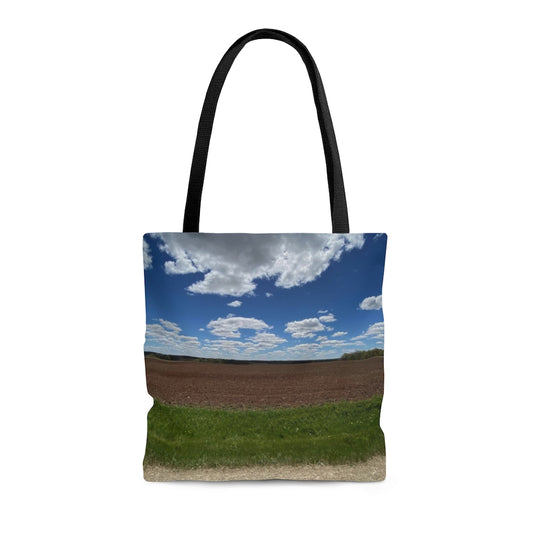 NN AOP Tote Bag Brilliant Blue Sky & Bright White Clouds