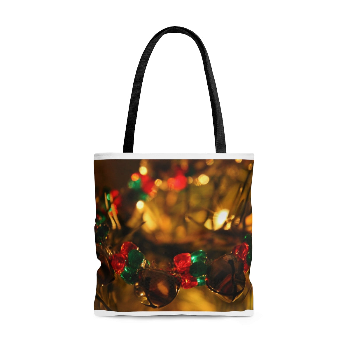 NN AOP Tote Bag Christmas Tree Bells Ornament