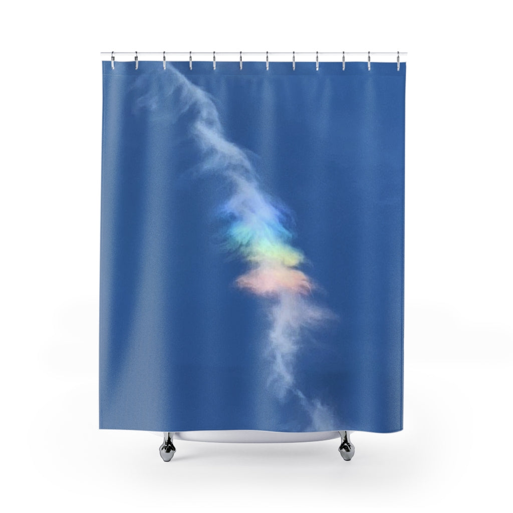 NN Shower Curtains Rainbow Clouds