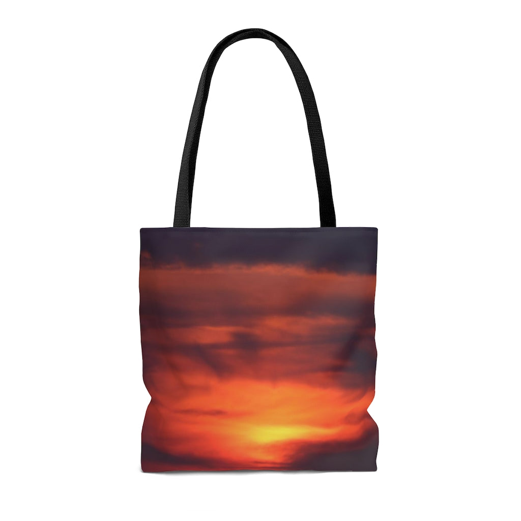 NN AOP Tote Bag Sun Fire Clouds