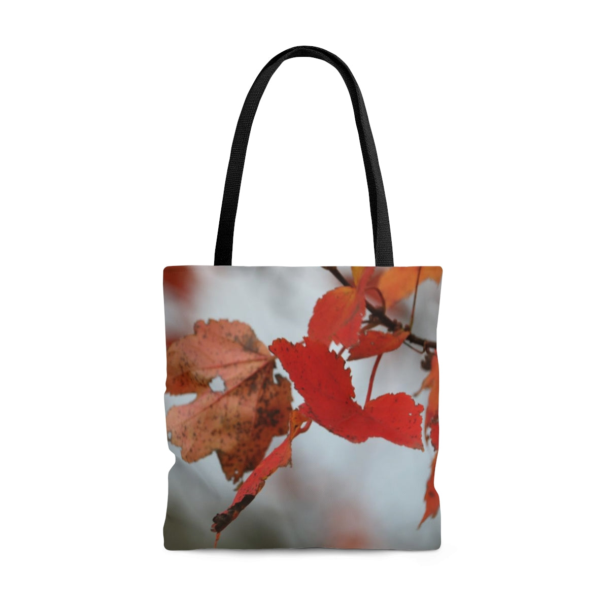 NN AOP Tote Bag Orange Autumn Leaves