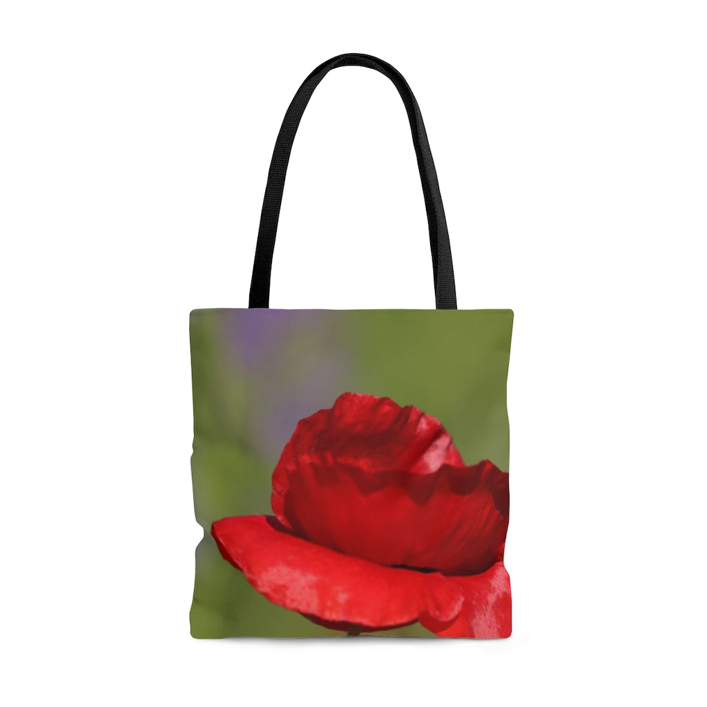 NN AOP Tote Bag Red Shimmer Flower