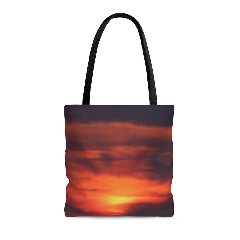 NN AOP Tote Bag Sun Fire Clouds