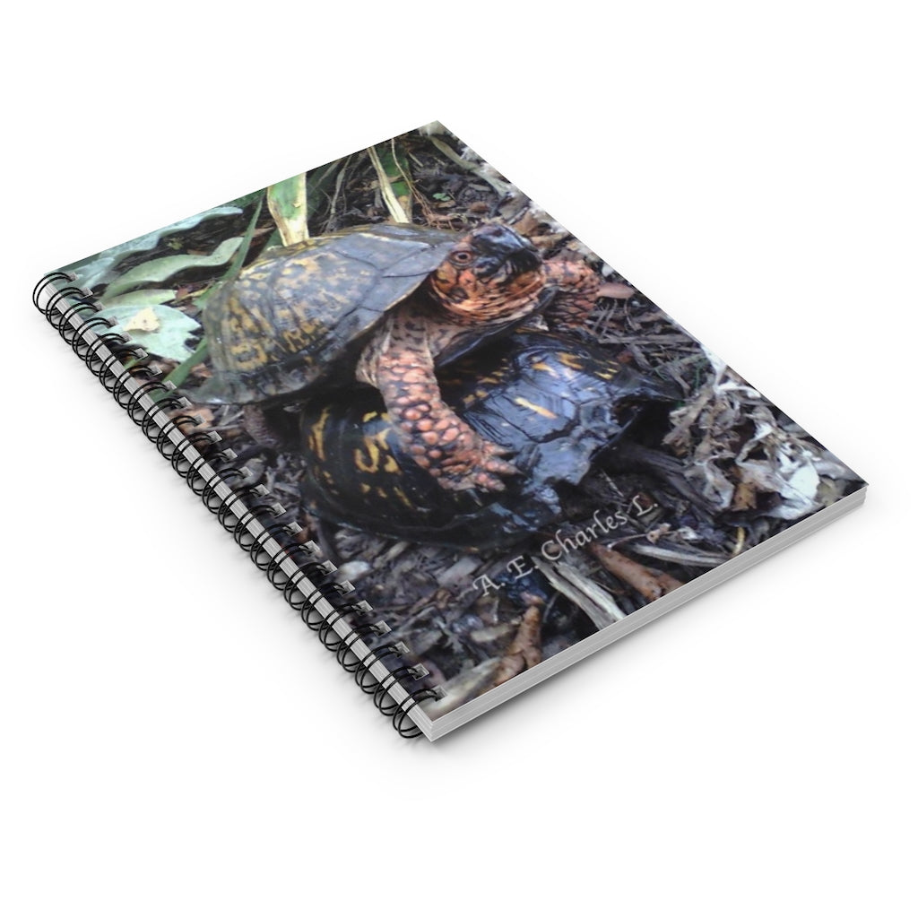 Spiral Notebook - Ruled Line Turtle Back Ride