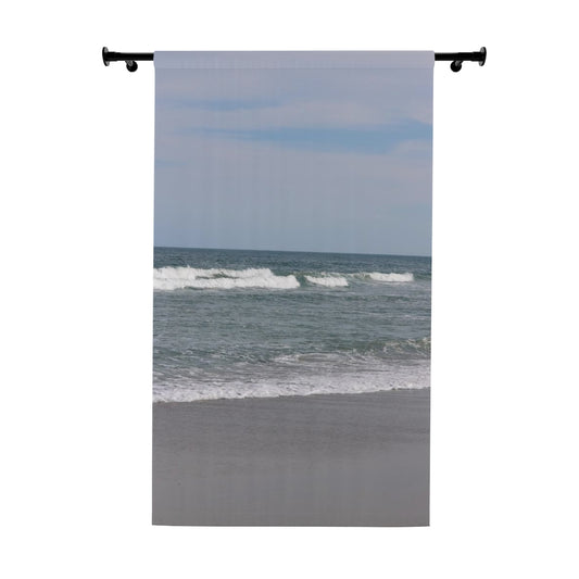 NN Window Curtains (1 Piece) Waves Coming Over