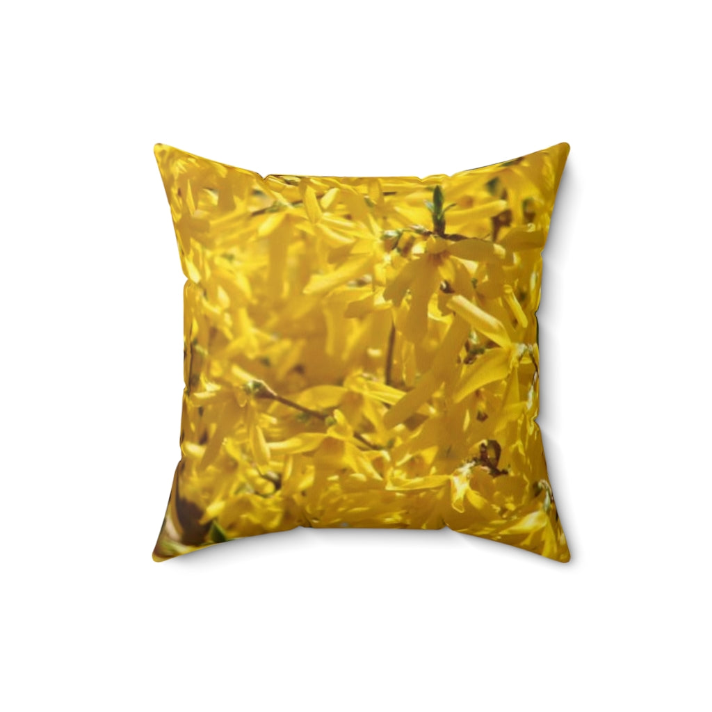 NN Spun Polyester Square Pillow Forsythia