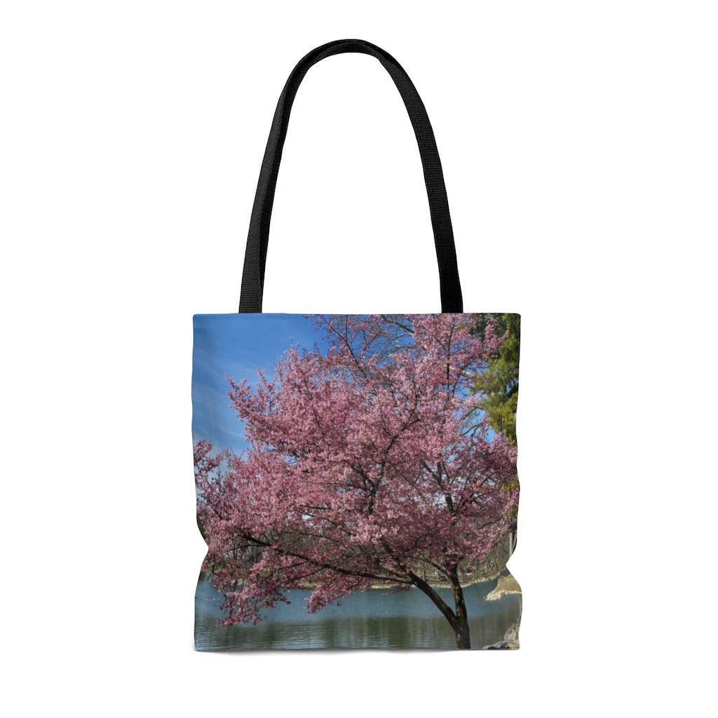 NN AOP Tote Bag (LP) Pink Tree & Water