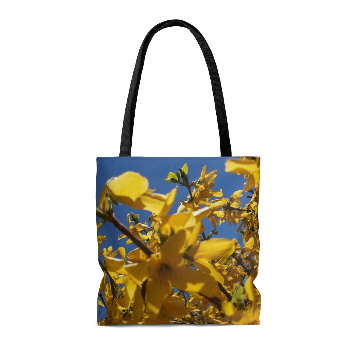 NN AOP Tote Bag Blue Sky Forsythia